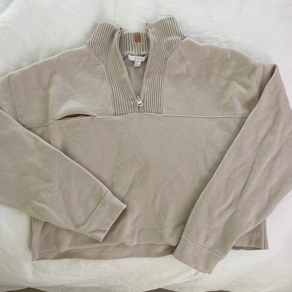 lunya Sweaters - Lunya silk half zip